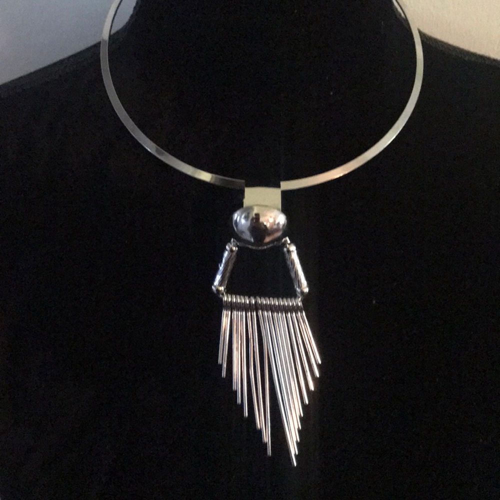 New Silver adjustable necklace